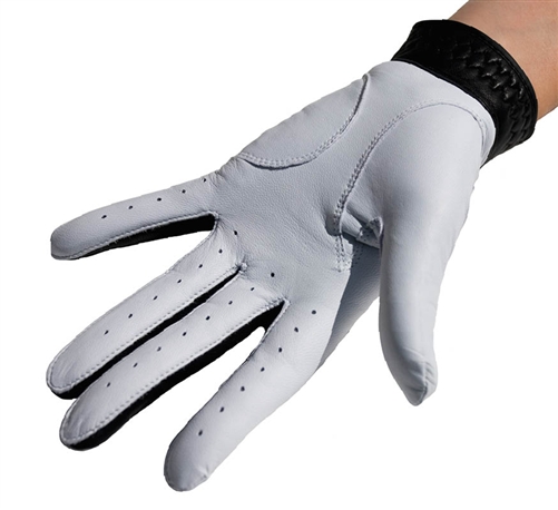 WALTER GENUIN GOLF GLOVE - white-black