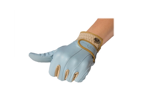 WALTER GENUIN GOLF GLOVE - celeste-beige