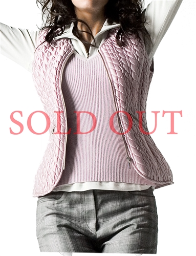 WALTER GENUIN - QUILT VEST - antic rose - SOLD OUT