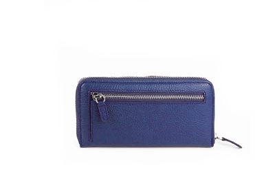MAXIMA LEATHER WALLET - blue