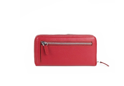 MAXIMA LEATHER WALLET - red