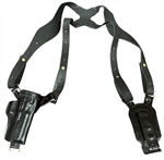 pro carry vertical leather shoulder holster