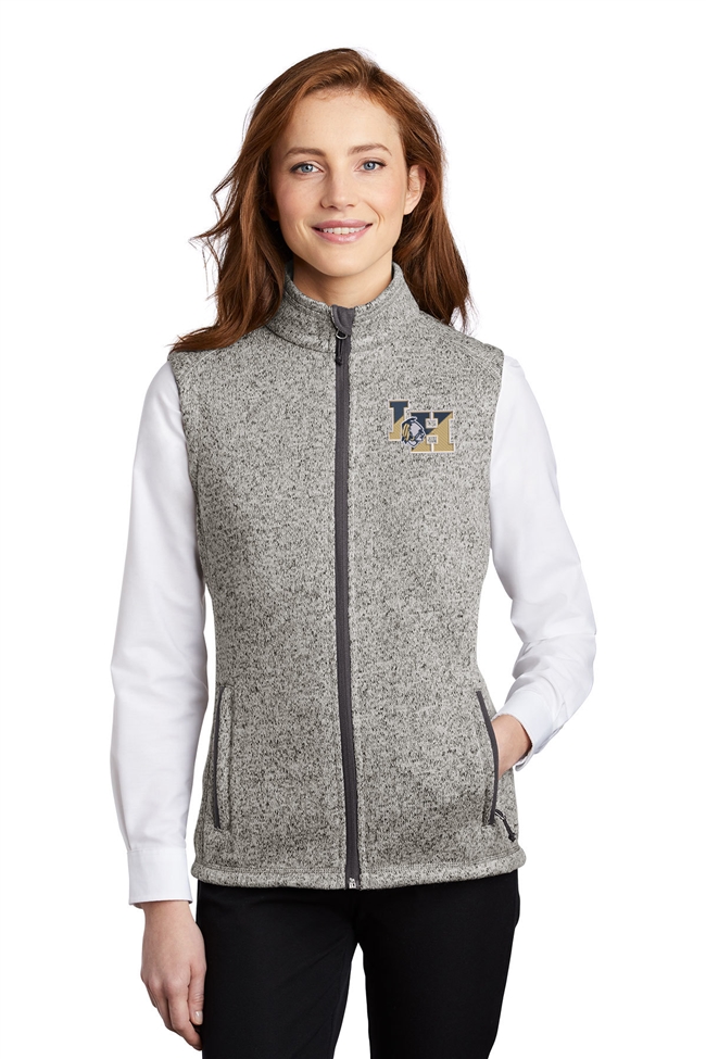 IHB Port AuthorityÂ® Ladies Sweater Fleece Vest