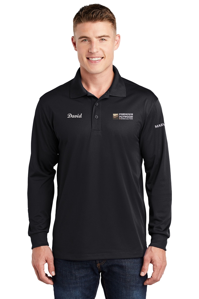 MHC Sport-TekÂ® Long Sleeve Micropique Sport-WickÂ® Polo