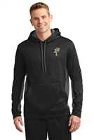 NHT Sport-TekÂ® Sport-WickÂ® Fleece Colorblock Hooded Pullover