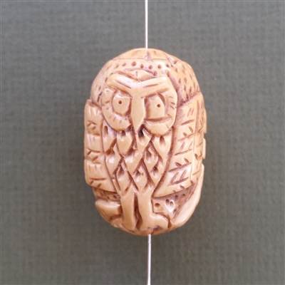 The Inscrutable Owl Bead