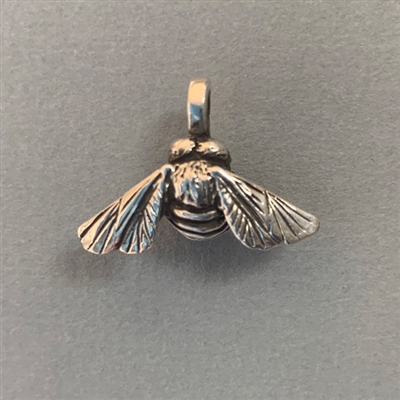 Photo of Sterling Silver Bee Pendant, handmade in New Mexico