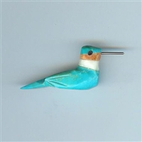 Bird Fetish-Turquoise Hummingbird