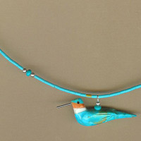 Turquoise Hummingbird Necklace Kit