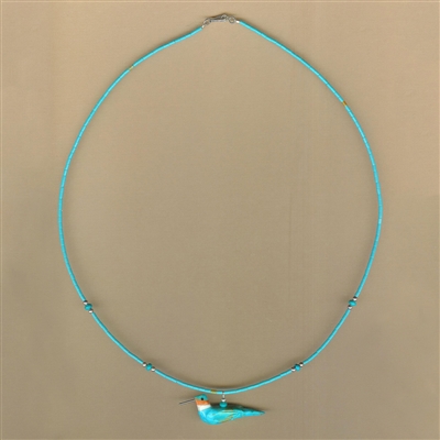 Turquoise Hummingbird Necklace Kit