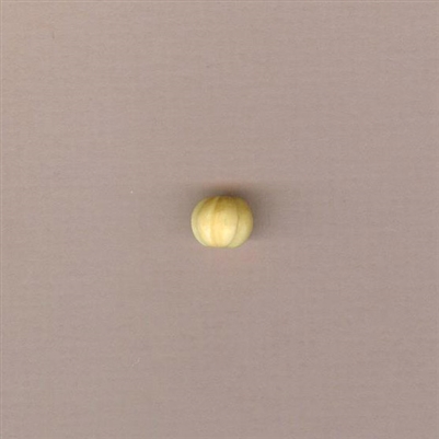 Bone Bead - Carved Melon - 10mm