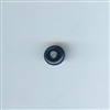 Asian Blue and White Bead - Cobalt blue, 11mm