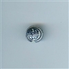Asian Blue and White Bead - 13mm longevity motif