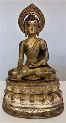 Photo of Nepalese Buddha, circa 1850-1900