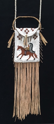 Photo of Plains Indian Beaded Bag, Circa 1975