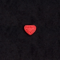 Cinnabar - 5/8x7/8" Heart - Small