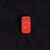 Cinnabar - 1-3/8" long Buddha symbol