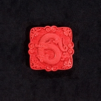 Cinnabar - Dragon Pendant