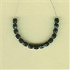 Faceted Glass - 4mm, black