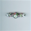 7 Am Lampwork Beads - Camellia