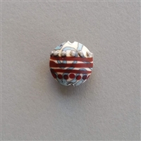 Photo of 18mm Rounded Flat Lentil-shaped AZ Glass Focal Bead