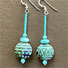 Photo of the Turquoise Trails Earrings Kit