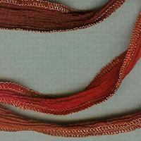 Red Rock Rustic Silk Ribbon