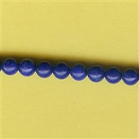 Round lapis lazuli beads - 4mm
