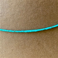 Photo of 1.5mm Natural Turquoise Heishi