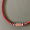 Photo of The Red Jasper and Trade Bead Necklace