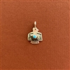 Photo of the 15mm Navajo SS Thunderbird-Turquoise Pendant