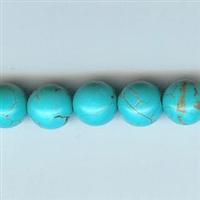 8mm Turquoise-colored Magnasite