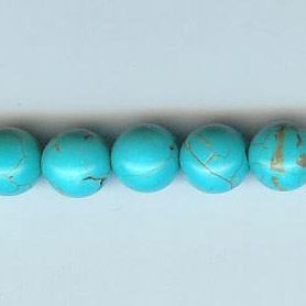 8mm Turquoise-colored Magnasite