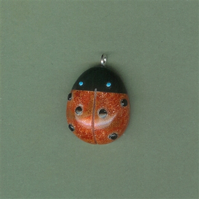 Zuni Indian Ladybug Pendant