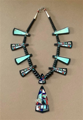 Photo of Necklace by Chris Nieto, Pueblo Santo Domingo (Kewa)