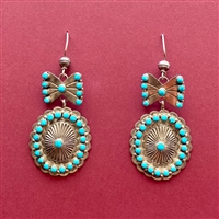 Photo of Navajo Concho Earrings