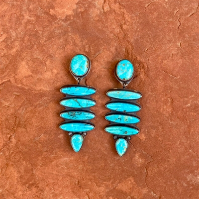 Photo of Navajo Clip-back Earrings, circa 1985