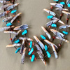 Three-Strand Zuni Indian Bird Fetish Necklace, Circa 1978