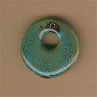 Bead-Porcelain 1-3/8x1-1/2 in. Pendant