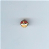 Bead - tan/red, 10mm round
