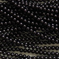 Photo of 2mm Strands of Black Onyx