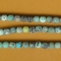 photo of Matte Finish African Turquoise - 4mm round