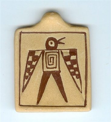 Clay Thunderbird Pendant