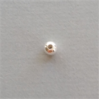 Sterling Silver Bead: round 6 mm
