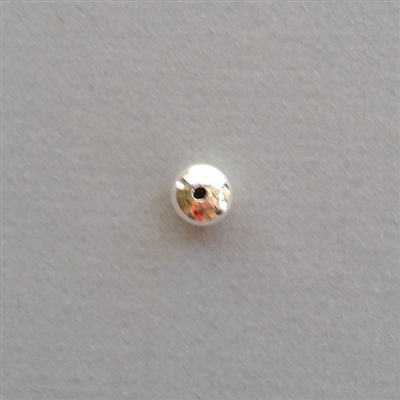 Sterling Silver Bead: roundelle 8 mm