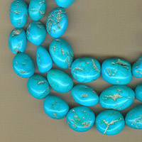 Sleeping Beauty Turquoise Nuggets 12-20mm