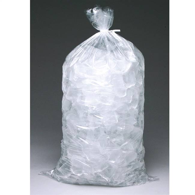 13.5x28 20lb Plain Metalocene Ice Bags 500/cs| Prism Pak