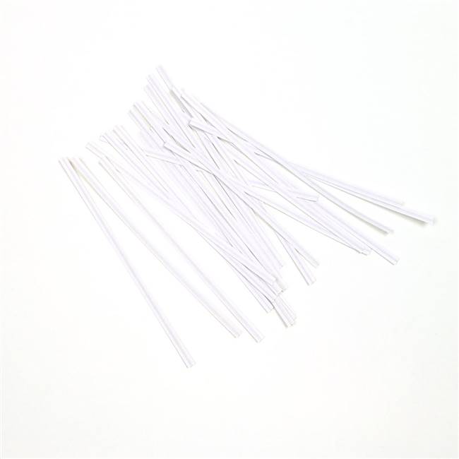 4" White Paper Ties 10,000/cs| Prism Pak