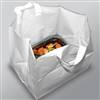 22x14x15.25x14 HD White Opaque Take Out Bags C/B Insert 200/cs| Prism Pak