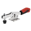 555176 Horizontal acting toggle clamp plus, Size 4, red.